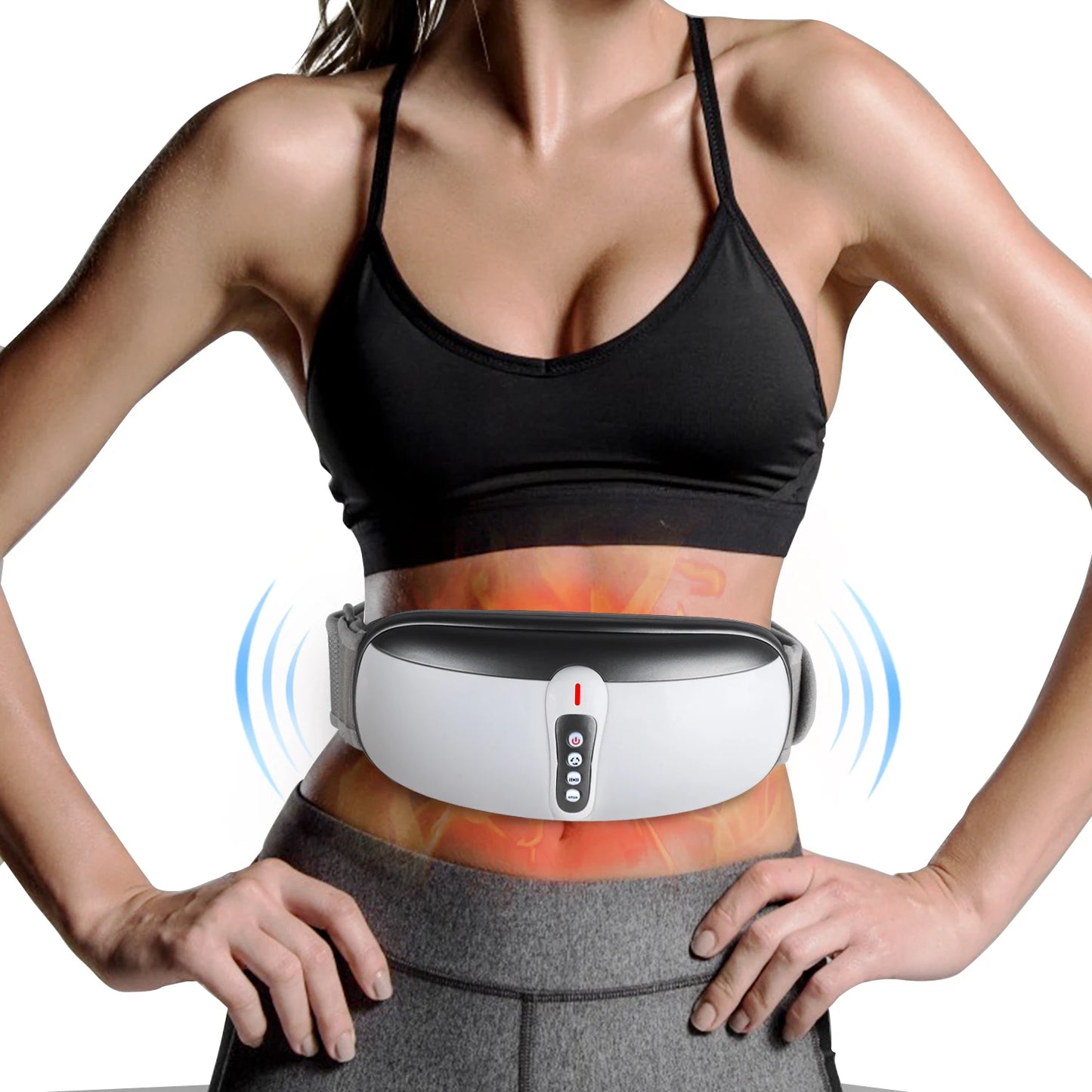 Wireless Slimming Belt Abdominal Massager With Vibration And Heating