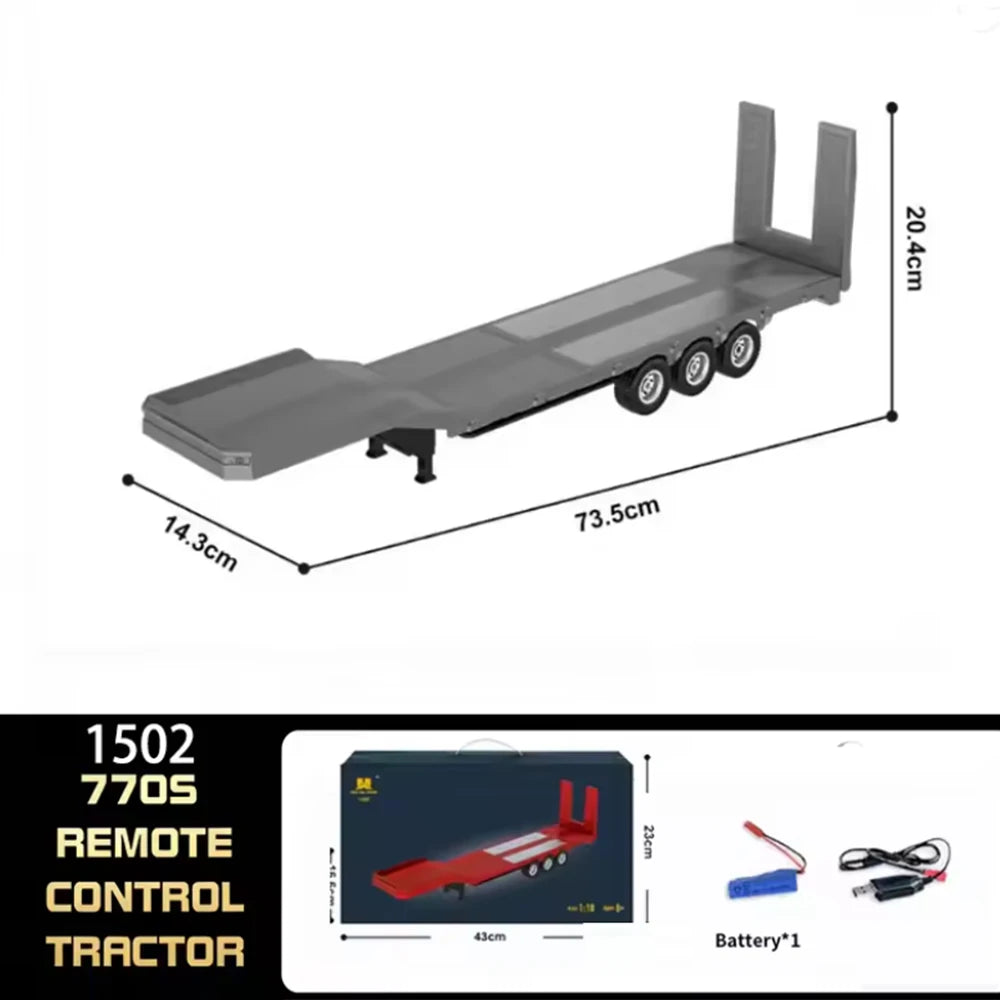 HUINA 1501 770S 1502 1/18 RC Tractor 2.4G 19CH RC Engineering Trailer Truck with Lights and Sound System RC Car Model Toy Gift  HUINA 1592 1:14 Scale RC Excavator 22 Channels