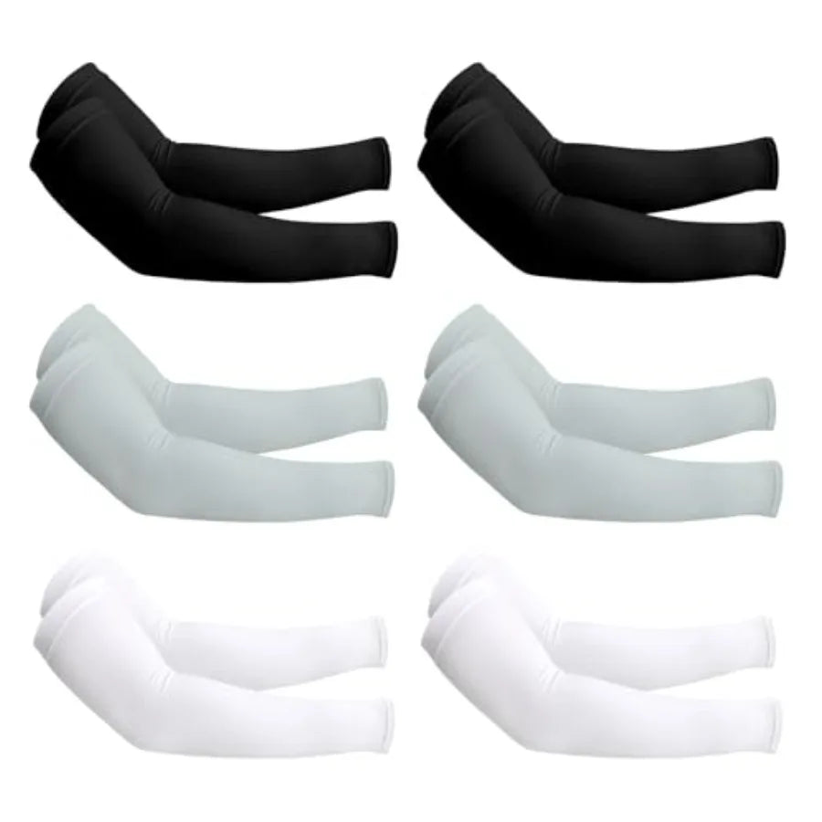 PFFY UV Protection Cooling Arm Sleeves for Men and Women UPF 50 Sun Sleeve