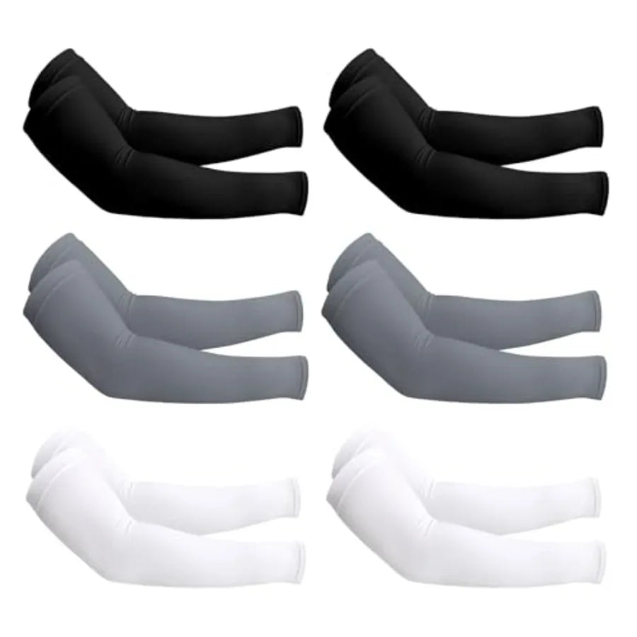 PFFY UV Protection Cooling Arm Sleeves for Men and Women UPF 50 Sun Sleeve