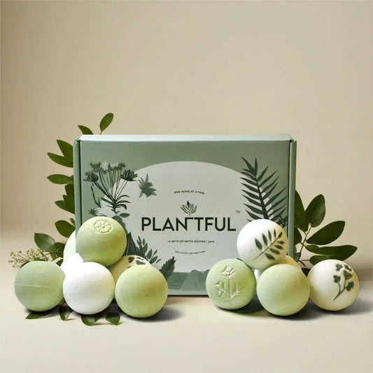 Organic Handmade Bath Bombs for Women, 12 Gift Sets Large, Shea Butter Moisturizing, Essential Oils Aromatherapy