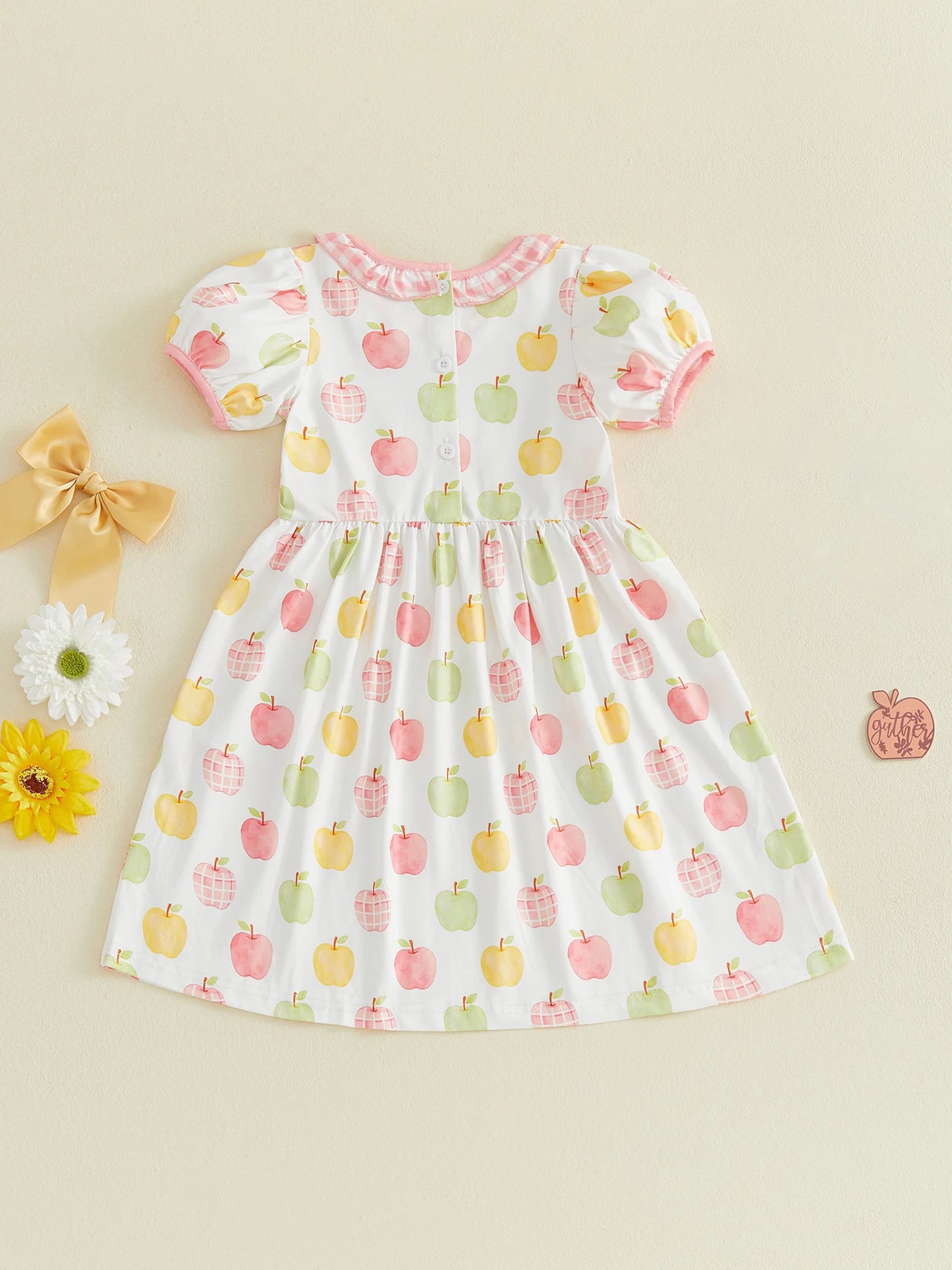Girls Sleeveless Floral Print Dress With Pockets Kids