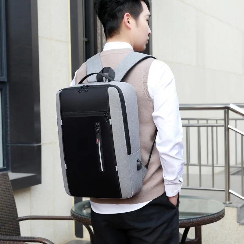 Waterproof Laptop Backpack USB Charging Unisex Large Capacity Daypack