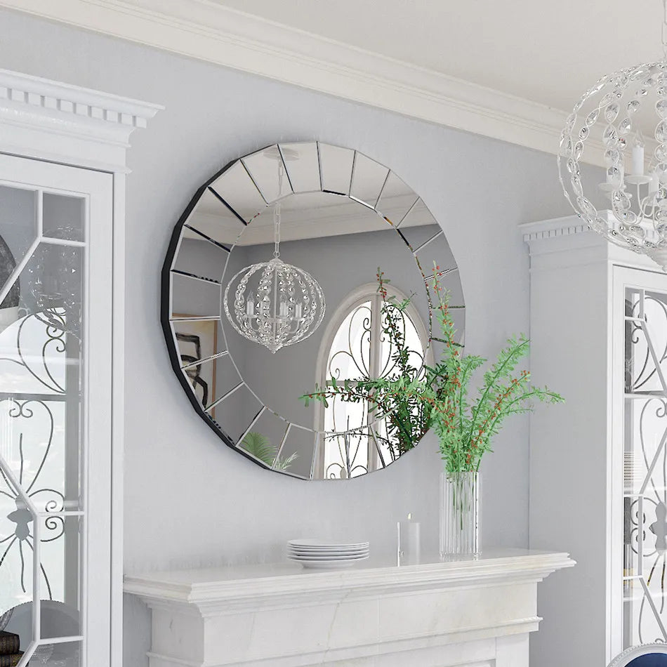 LUVODI Decorative Wall Mirror for Hallway and Living Room Decor