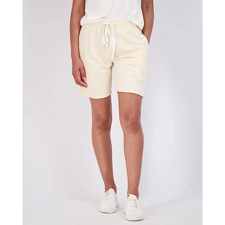 Women's Bermuda Yoga Shorts Four Pack With Pockets