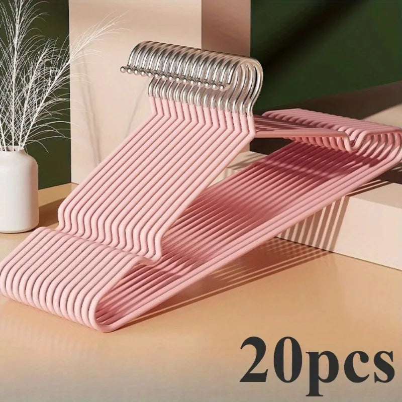 Metal Clothes Hangers Anti Slip Heavy Duty Space Saving Organizers