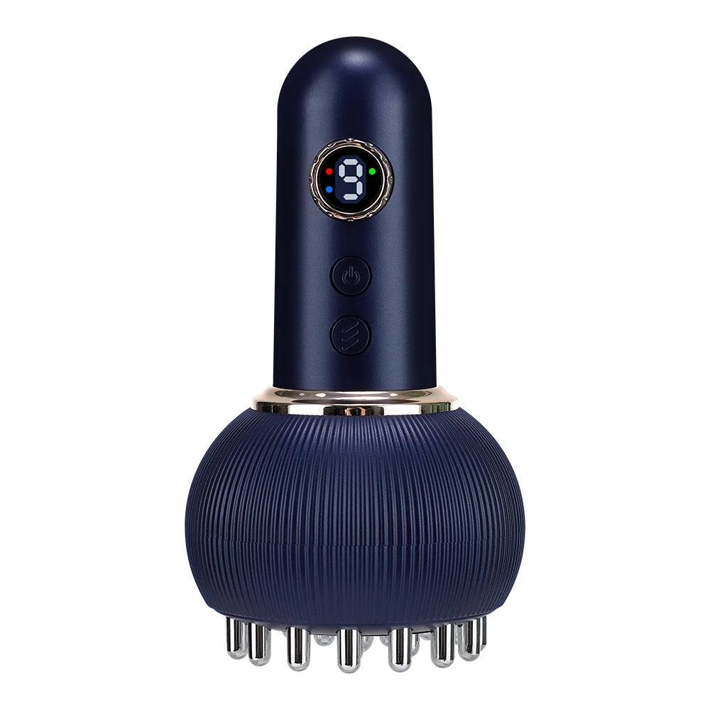 Hailicare Wireless Electric Heated Meridian Brush Massage For Lymphatic Drainage