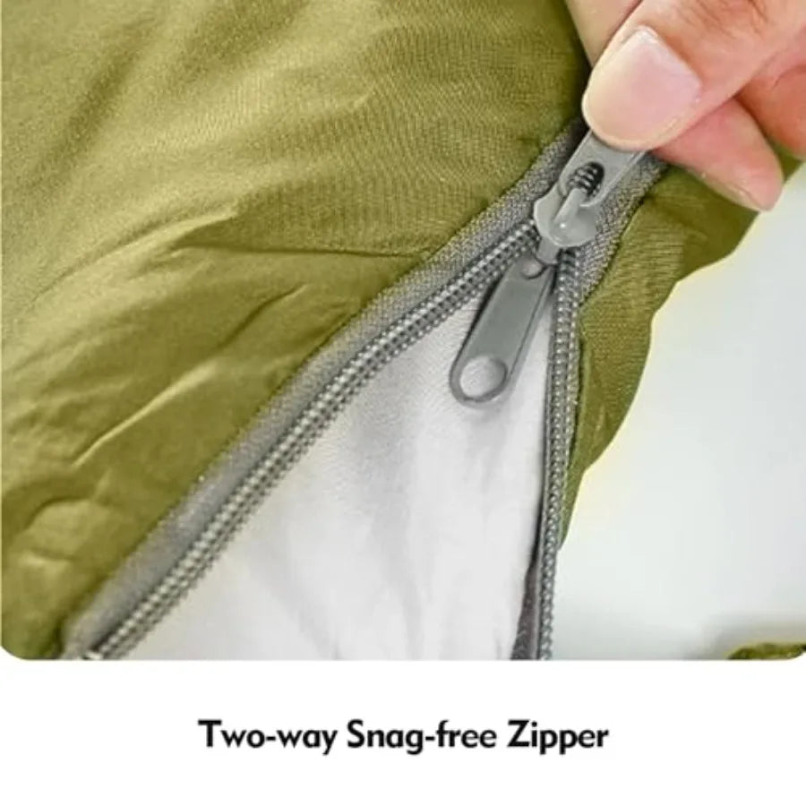 Double Sleeping Bag for Adults Men Women XL Queen Size Two Person Sleeping Bag for All Season Camping Hiking Backpacking 2 Pers