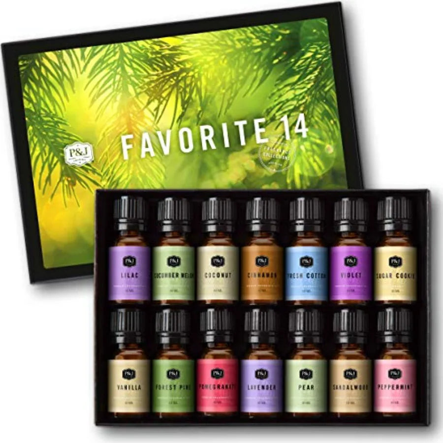 PandJ Trading Fragrance Oil Set Candle Scents for Candle Making Freshie Scents Soap Making Supplies Diffuser Oil Scents