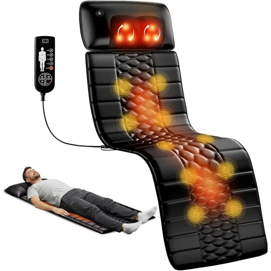 Full Body Shiatsu Massage Mat With Heat Ten Motors