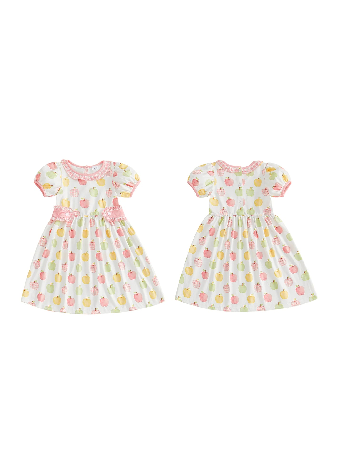 Girls Sleeveless Floral Print Dress With Pockets Kids