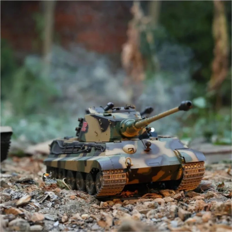 TOUCAN RC HOBBY Henglong King Tiger RC Tank With Metal Wheels