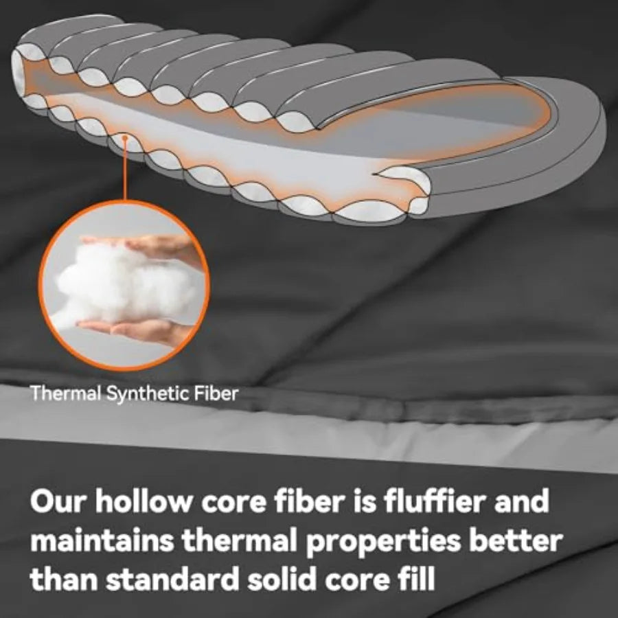 Mummy Double Sleeping Bag for Adults with Pillow Cold Weather 0 Degree 2 Person Sleeping Bag for Big Tall Mens Couples Family C
