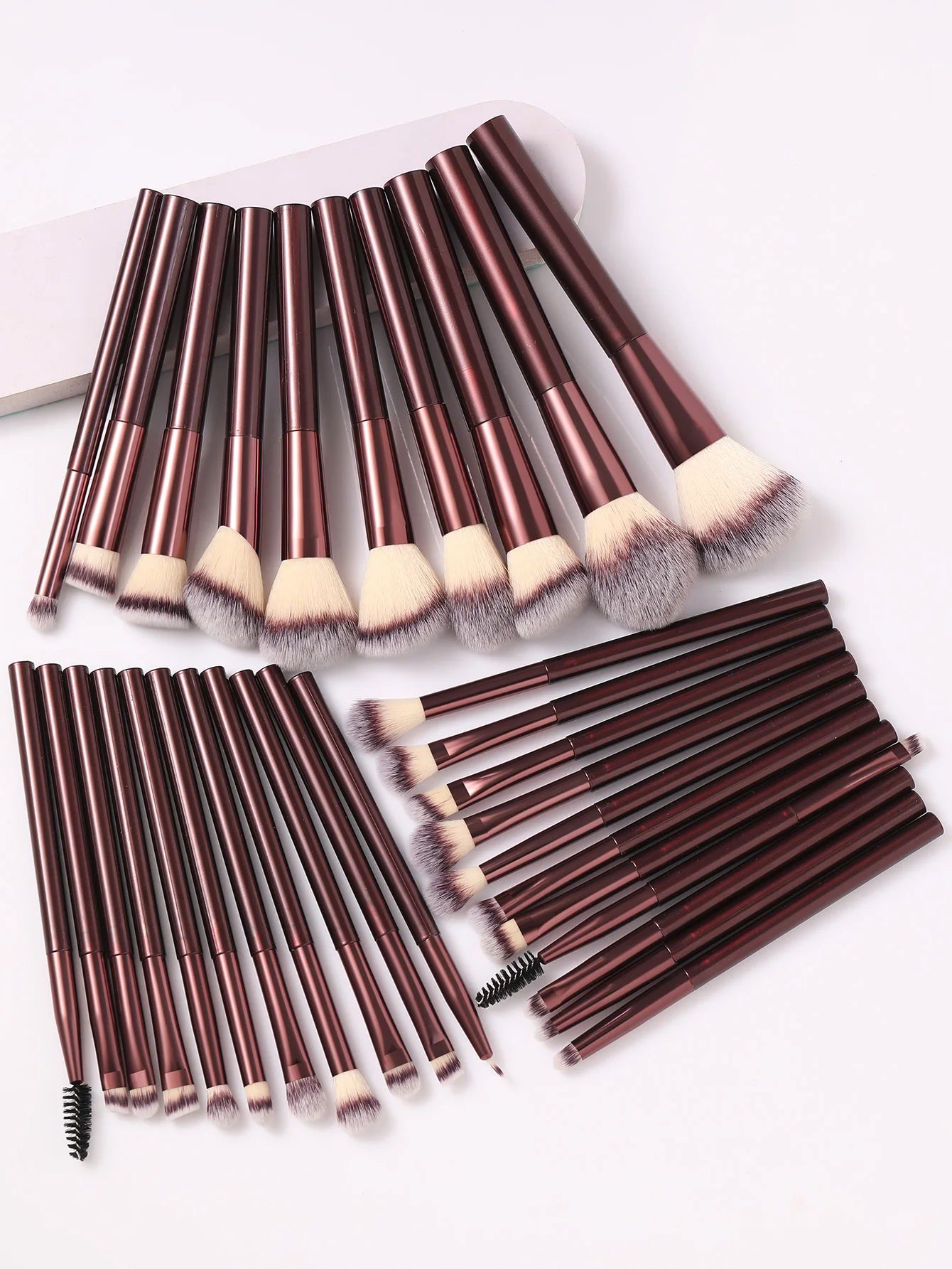 32PCS Makeup Brush Sets Premium Synthetic Hair Eyeshadow Blending Brush Sets Cosmetics Tools