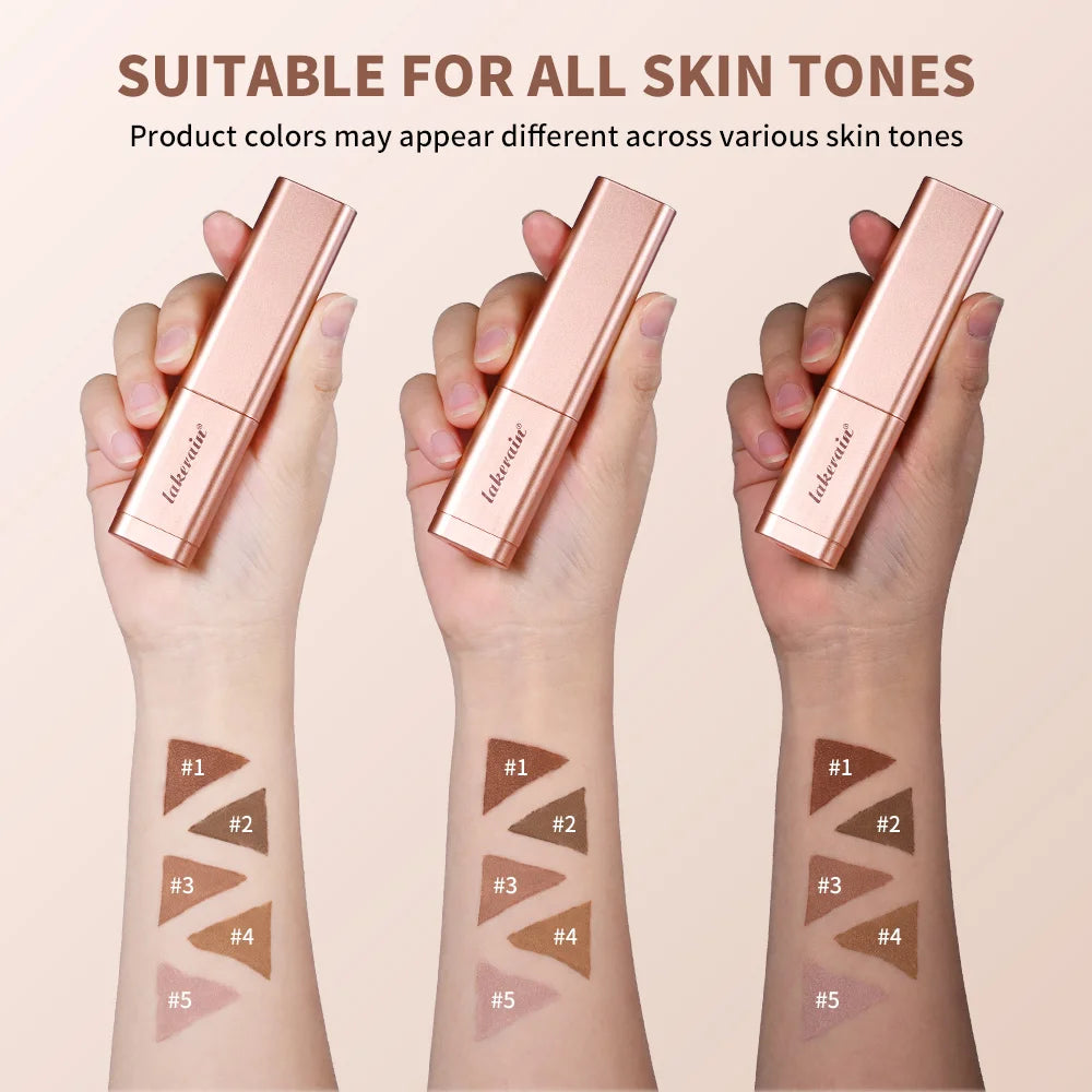 2Pcs Cream Bronzer Stick Smooth Blendable Face Contour Shading Stick Waterproof Long Lasting Natural Sun‑Kissed Bronzing Makeup For All Skin Tones