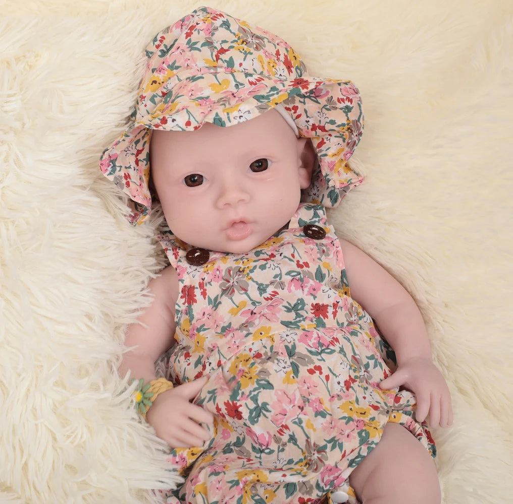 EUR Clearance Only 20 Stock 3kg Girl 100% Full Body Silicone Reborn Baby Doll Realistic Soft Baby Toys for Children Dolls Gift