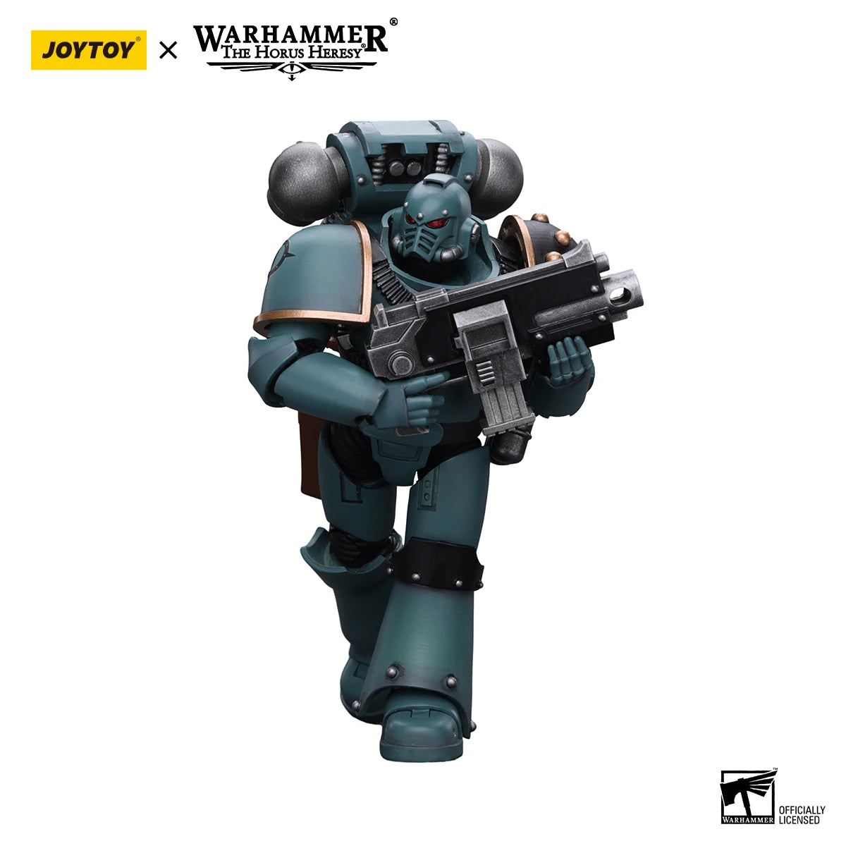 JOYTOY Warhammer 40K 1/18 Action Figure Sons of Horus MKIV Tactical Squad Legionary with Bolter Model