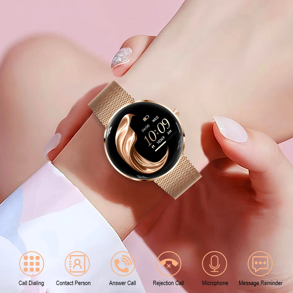 MEVADEN Ultra Thin Stainless Steel Smartwatch With AMOLED Screen