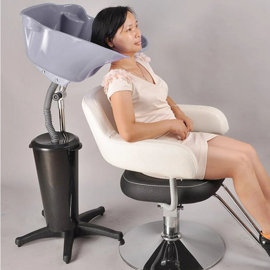 Portable Adjustable Shampoo Bowl Backwash Basin for Beauty Salons