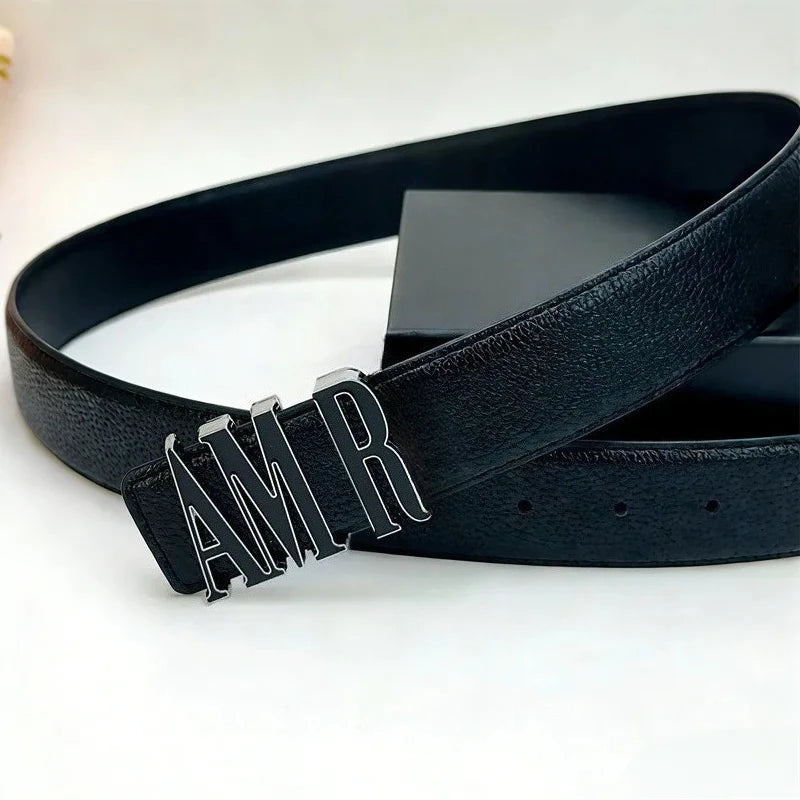 Men's Genuine Leather Belt, A Stylish and Luxurious Brand American Men's Belt, Suitable for Both Business Suits and Fashionable Jeans, and Can Also Be Used As A Leather Belt for Casual Pants. The Style Is Unique and Fashionab