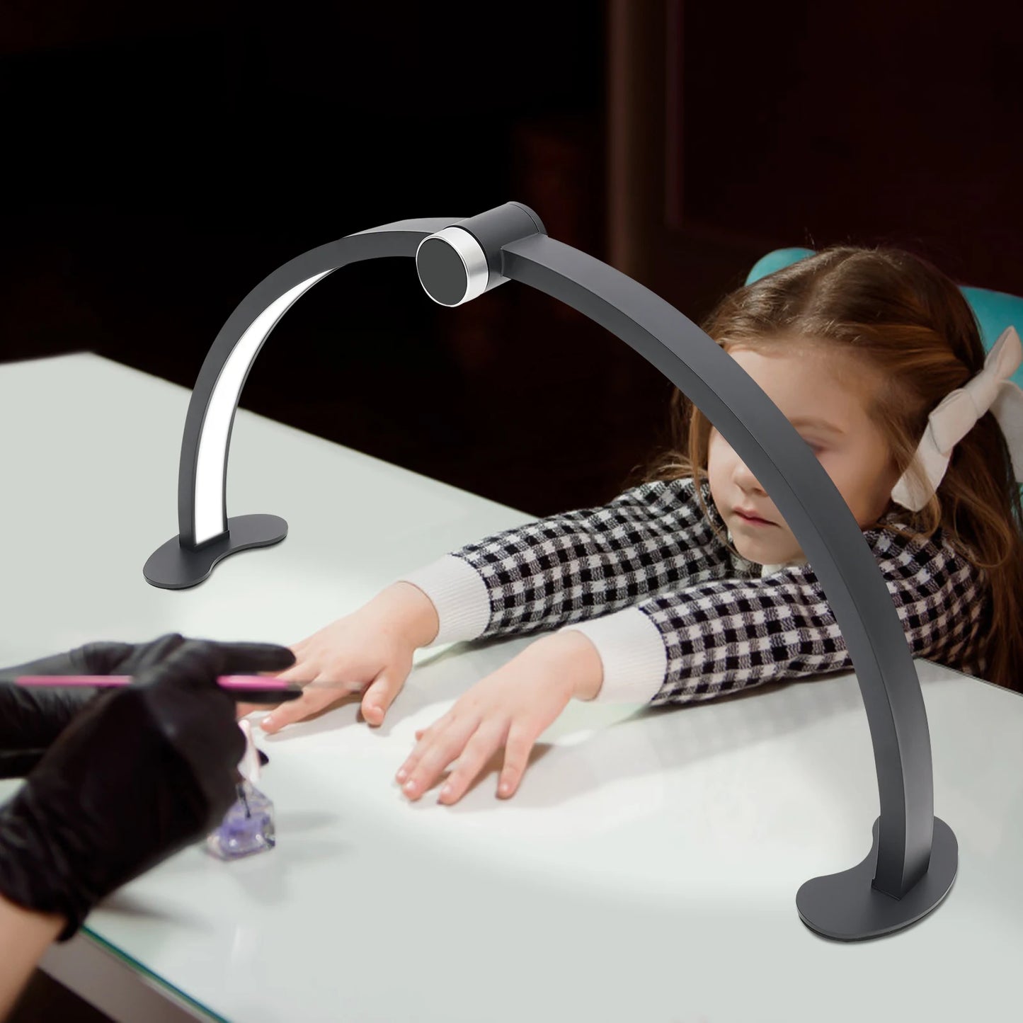 LED Half Moon Lamp With Adjustable Brightness 3000K To 6000K