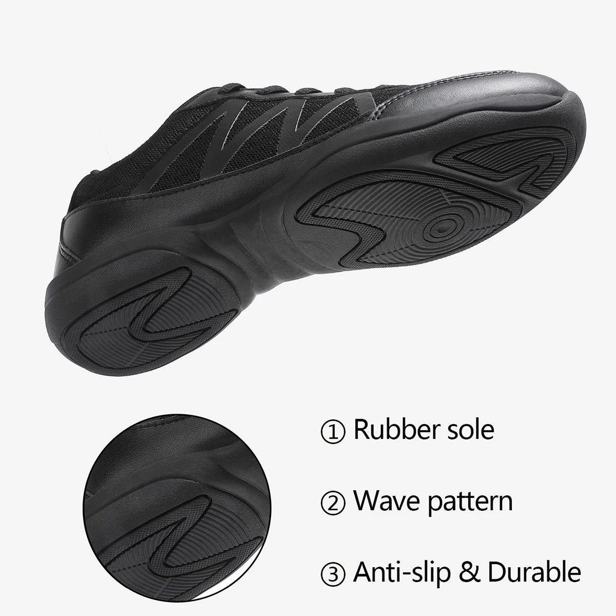 New Cheerleading Shoes Children's Dance Shoes Competitive Aerobics Shoes Fitness Shoes Women's White Jazz Sports Shoes 2105