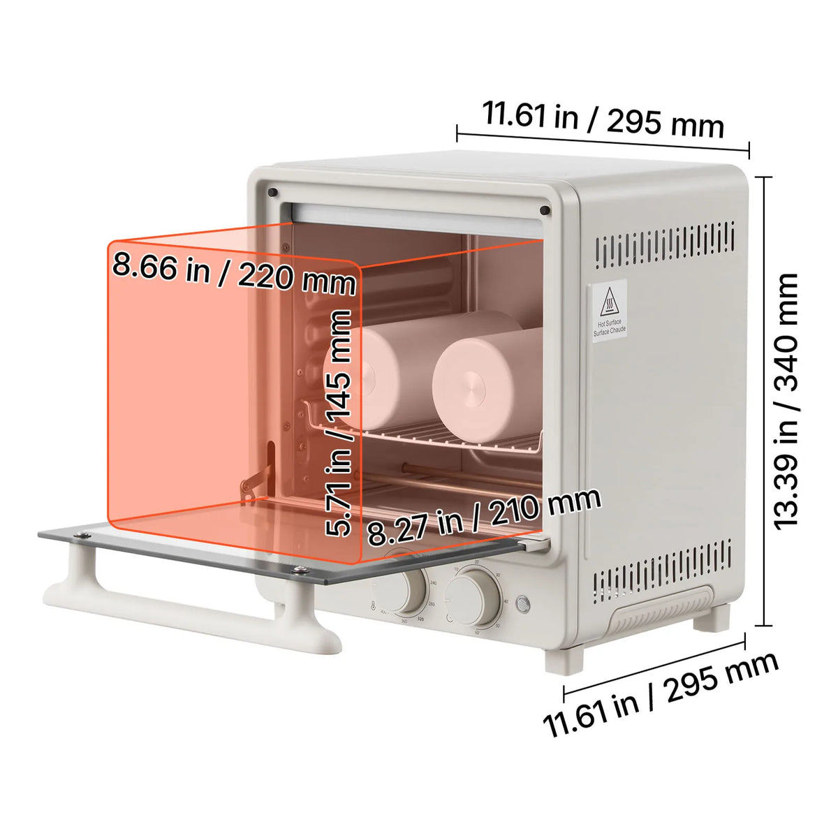 SucceBuy Sublimation Oven Machine for Tumblers Mugs and Bottles
