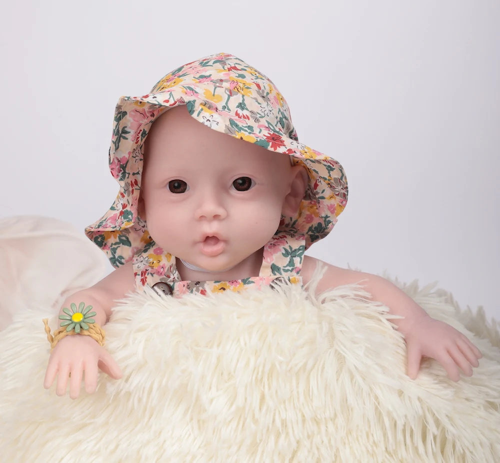 EUR Clearance Only 20 Stock 3kg Girl 100% Full Body Silicone Reborn Baby Doll Realistic Soft Baby Toys for Children Dolls Gift