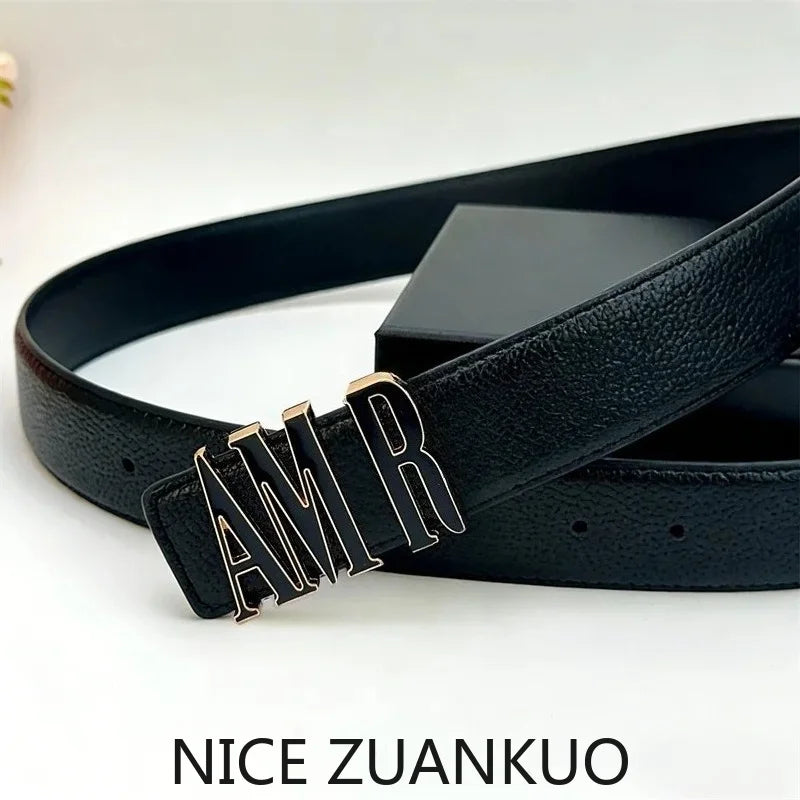 Men's Genuine Leather Belt, A Stylish and Luxurious Brand American Men's Belt, Suitable for Both Business Suits and Fashionable Jeans, and Can Also Be Used As A Leather Belt for Casual Pants. The Style Is Unique and Fashionab