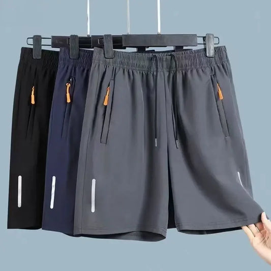 Summer Ice Silk Quick Dry Women Fitness Running Shorts