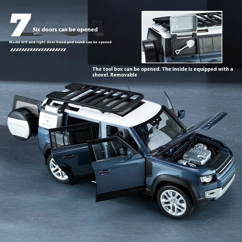 Defender 110 Off-Road Die-Cast Metal Vehicle Model for Adult Collectors