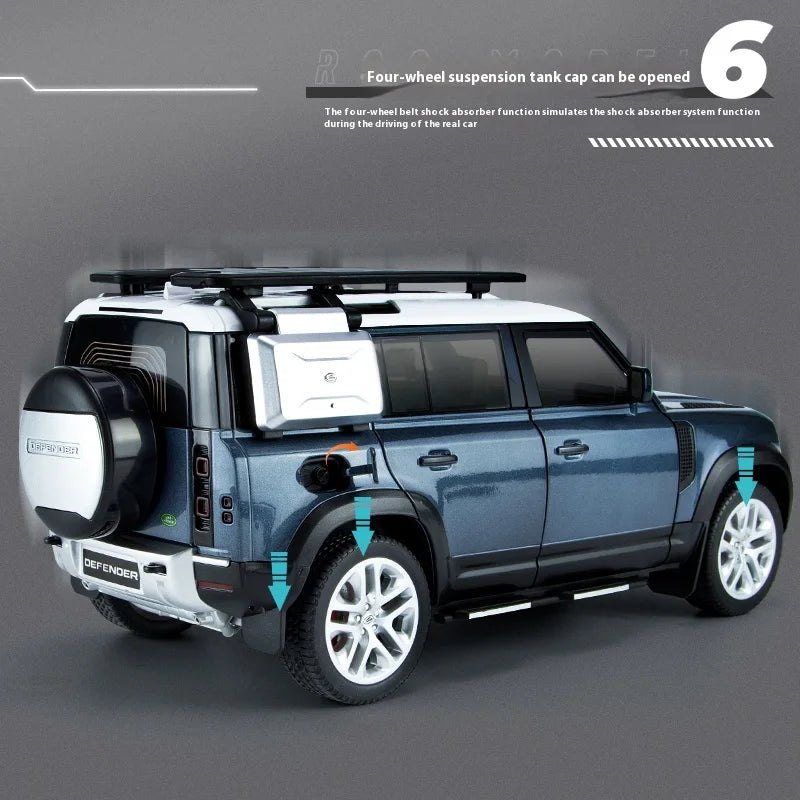 Defender 110 Off-Road Die-Cast Metal Vehicle Model for Adult Collectors