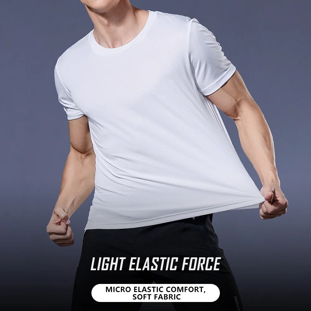 GenDaway Mens Quick Dry Short Sleeve Gym T Shirt Top