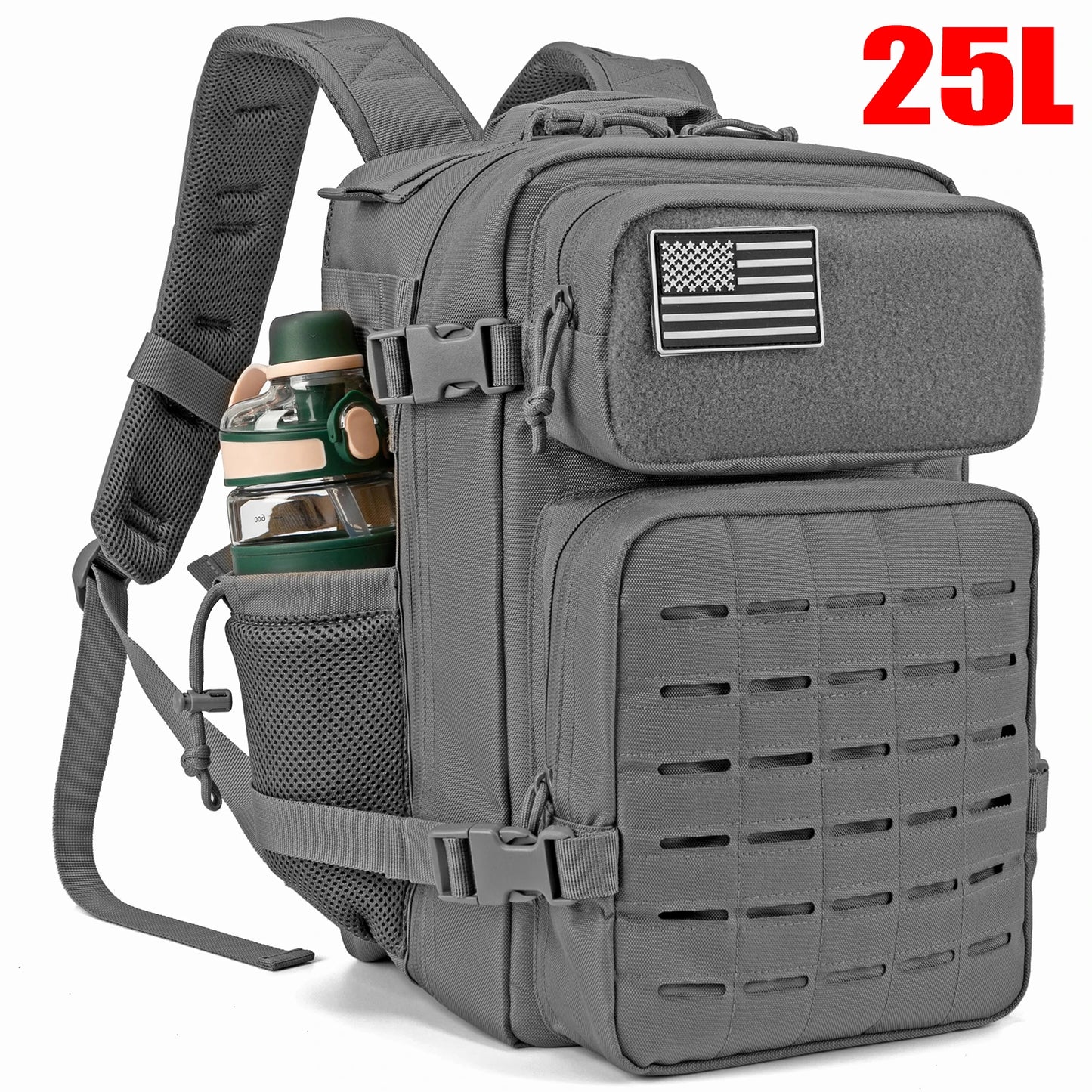 ReFire Gear Tactical Backpack For Outdoors With Water Bottle Holder