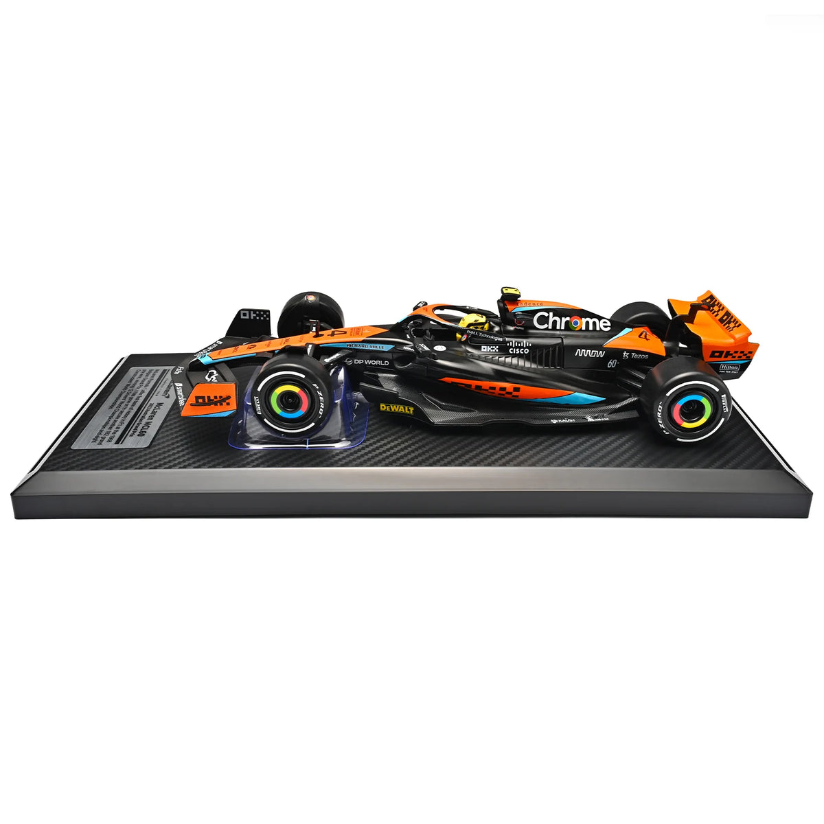McLaren MCL60 Diecast Racing Car Model with Display Base