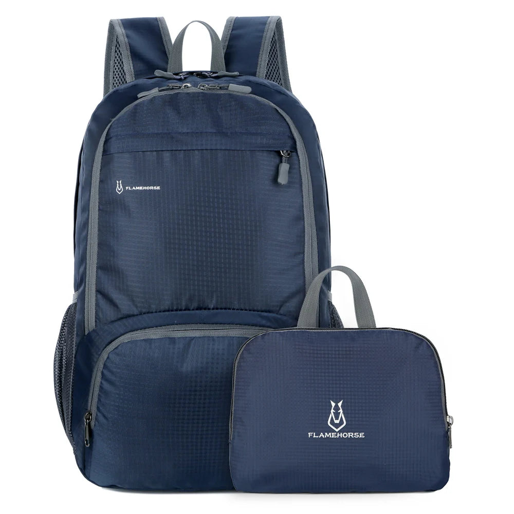Lightweight Foldable Packable Nylon Backpack For Outdoor Travel And Hiking