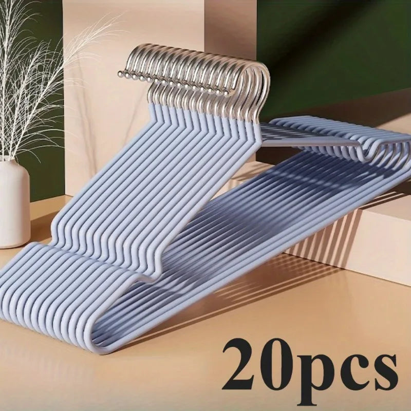 Metal Clothes Hangers Anti Slip Heavy Duty Space Saving Organizers