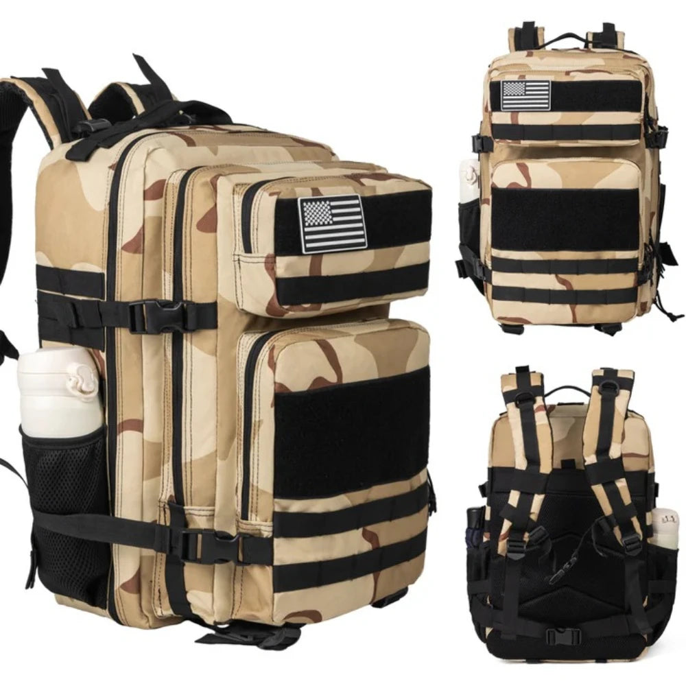 Kabaqoo Tactical Backpack MOLLE EDC Water Resistant Rucksack