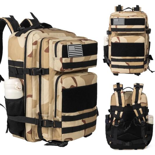 Kabaqoo Tactical Backpack MOLLE EDC Water Resistant Rucksack