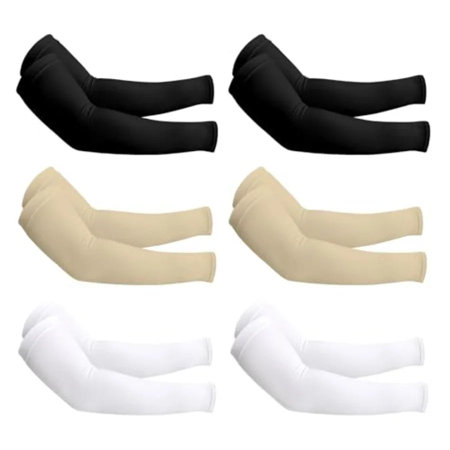 PFFY UV Protection Cooling Arm Sleeves for Men and Women UPF 50 Sun Sleeve