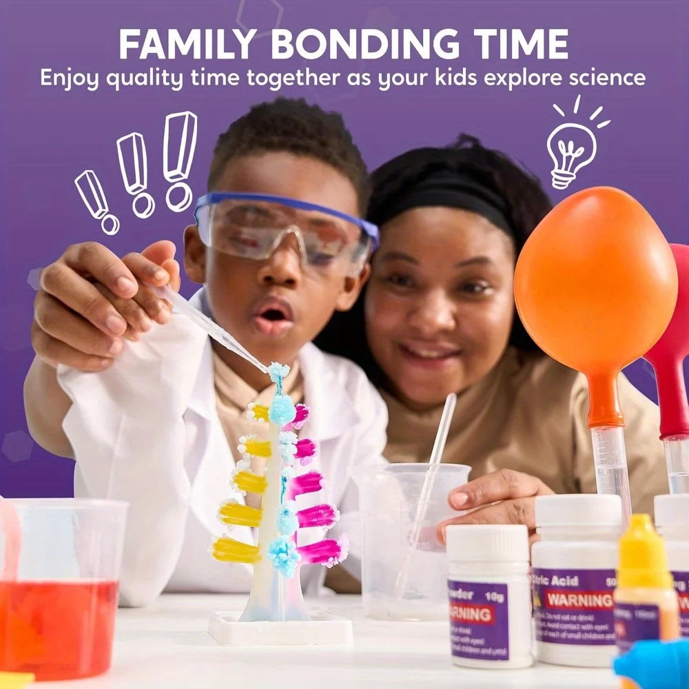 JOYFY 50+ Wonder Science Kits Kids Experiments Educational Stem Toys with Growing Crystal Tree for Birthday Christmas Gifts