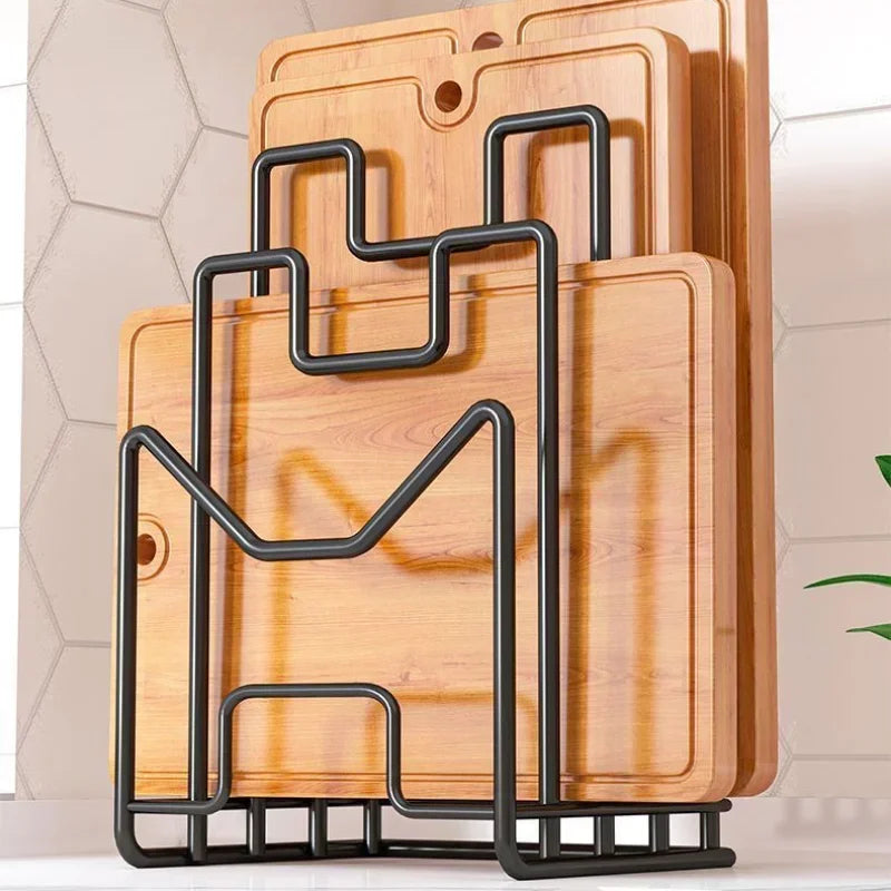 Multi Layer Pot Lid Holder And Kitchen Rack Stand Rustproof
