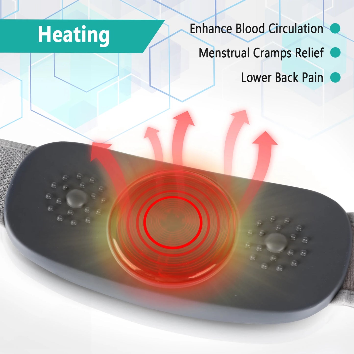 Wireless Slimming Belt Abdominal Massager With Vibration And Heating