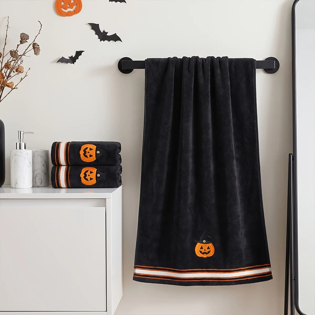 4‑Piece Towel Set, 2 Bath Towels + 2 Hand Towels , Soft & Comfortable, High Water Absorbency, Bathroom Towels