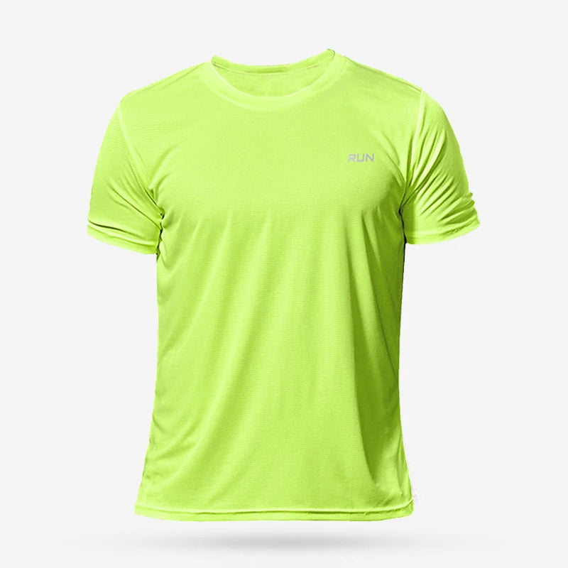 YOUONGWEAR CN Summer Quick Dry Running Gym Shirt Men