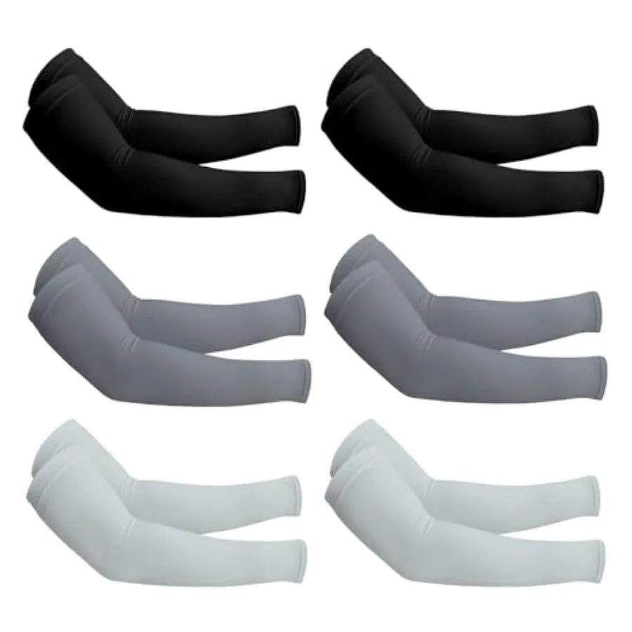 PFFY UV Protection Cooling Arm Sleeves for Men and Women UPF 50 Sun Sleeve