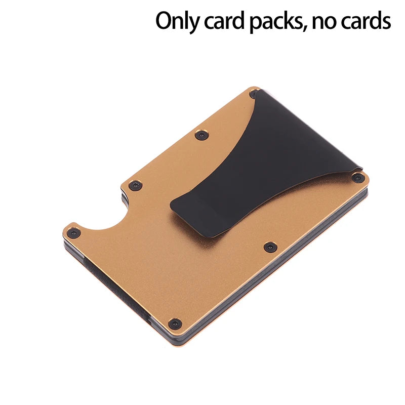 Minimalist Wallet For Men & Women - Slim RFID Wallet, Scratch Resistant, Credit Card Holder & Money Clip, Easily Removable Money