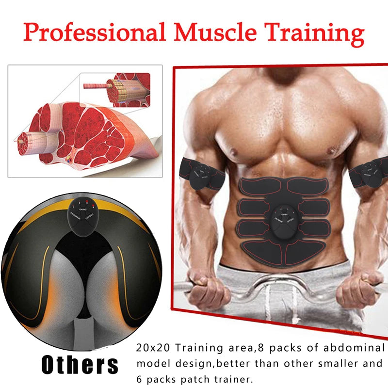 EIENACOCO Electric Muscle Stimulator EMS Wireless Buttocks Trainer