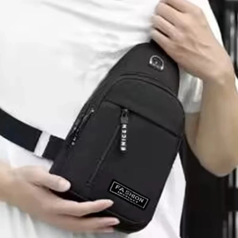 Korean Style Multifunctional Chest Bag Oxford Cloth Messenger Bag Waterproof