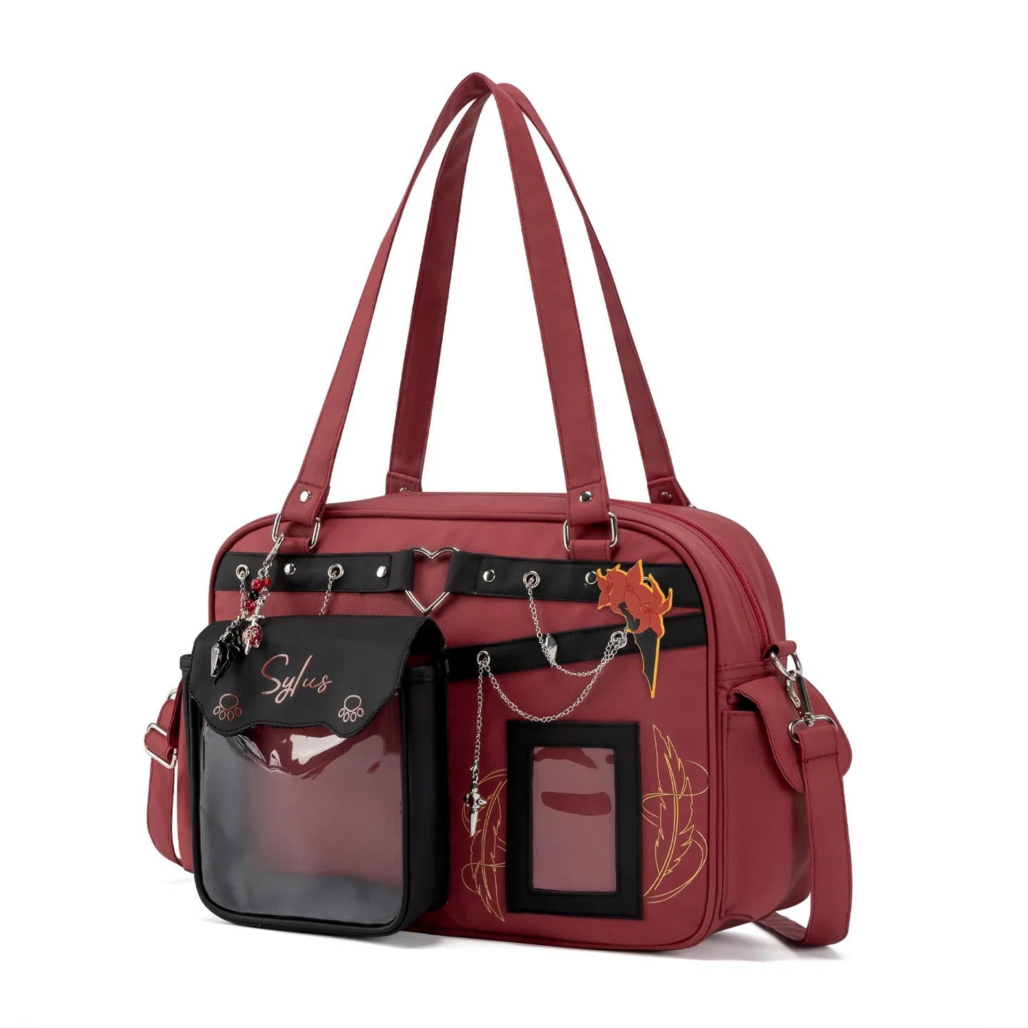 Kabaqoo Canvas Tote Bag Crossbody Shoulder Bag for Women